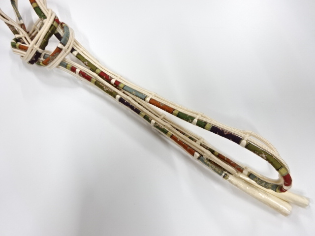 未使用品　正絹　手組帯締め